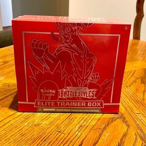 Brand new, unopened. Pokémon Sword & Shield BattleStyles Elite Trainer Box